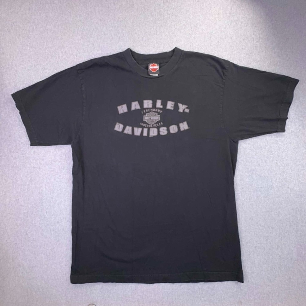 Harley Davidson Unleash the Power T-Shirt Mens XL Black Orlando FL Eagle‎ USA